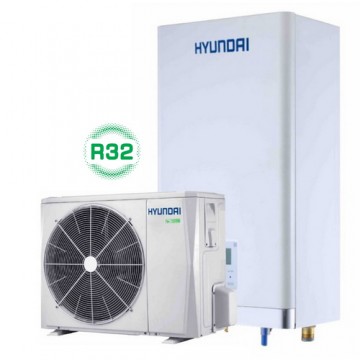 Тепловой насос воздух / вода Hyundai сплит HYHA-V10W/D2N8-B + HYHB-A100/CD30GN8-B A+++ 10kw